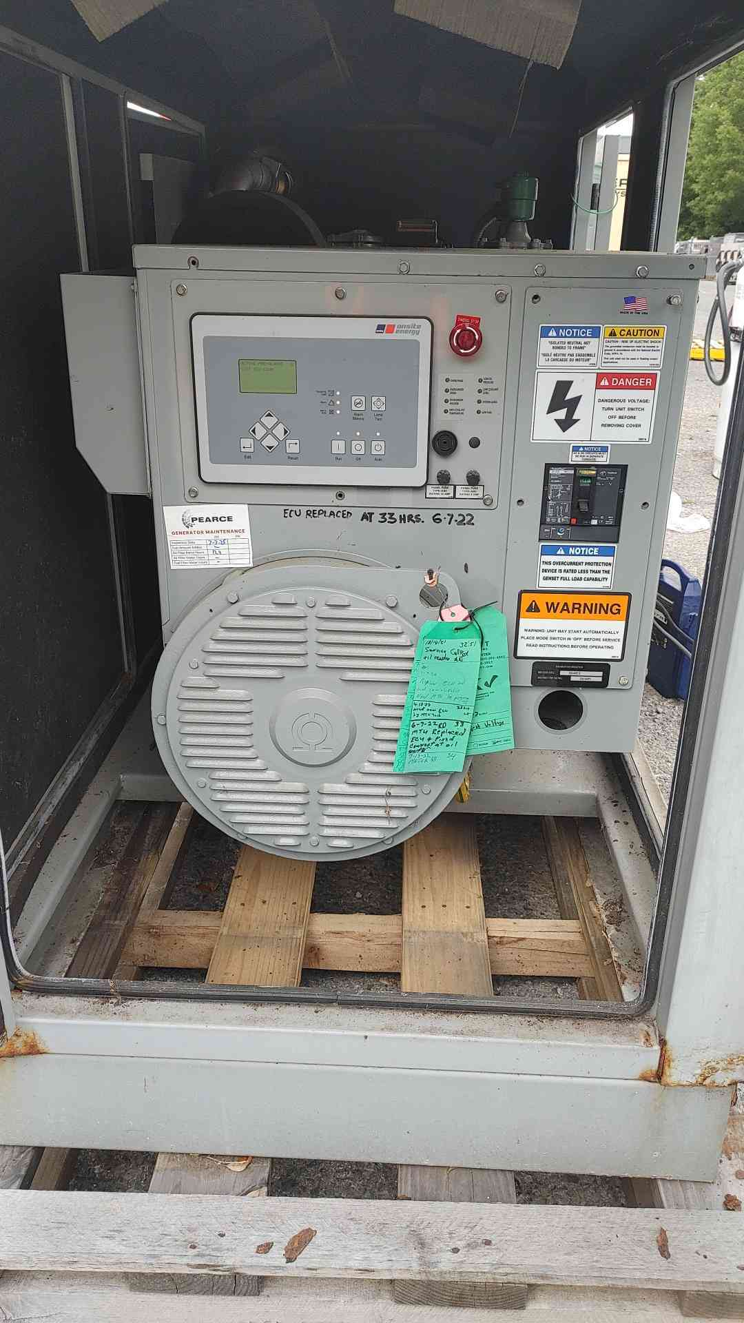 MTU Onsite Energy 50kW LP Propane Generator 120/240V 1PH VER50DGC6NLT1 ONLY 51 HR