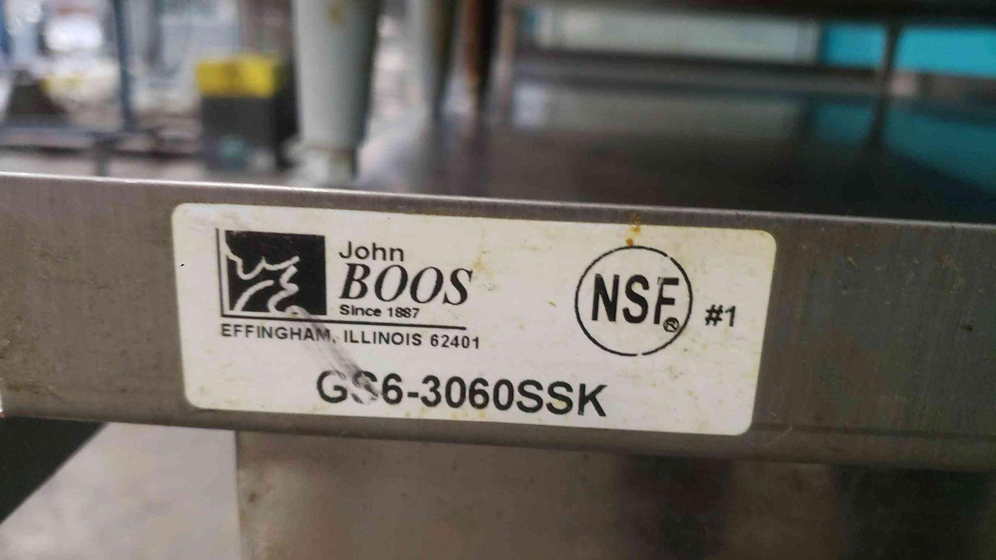 Wells G-23 Electric Griddle F-1725 Fryer John Boos 60x30 Rolling Equipment Stand (SKU: 113598)