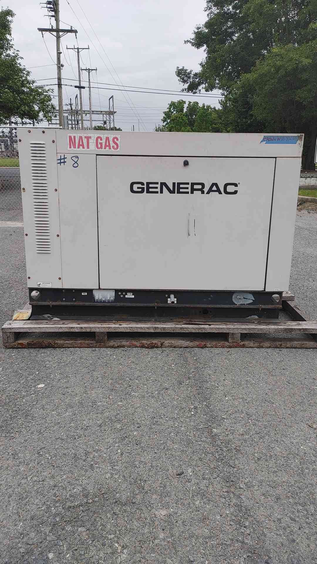 Generac SG035 35kW Natural Gas Standby Generator 120/240V 1-PH 0053500 ONLY 25HR TESTED(SKU: 113560)