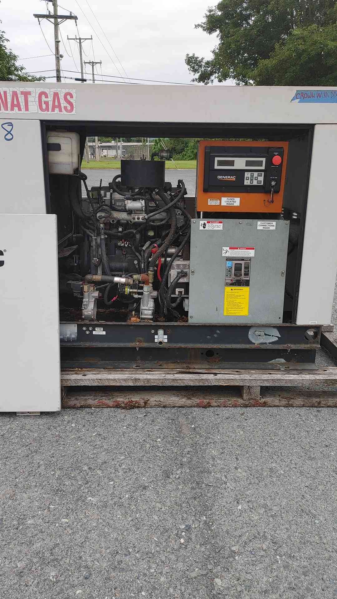 Generac SG035 35kW Natural Gas Standby Generator 120/240V 1-PH 0053500 ONLY 25HR TESTED(SKU: 113560)