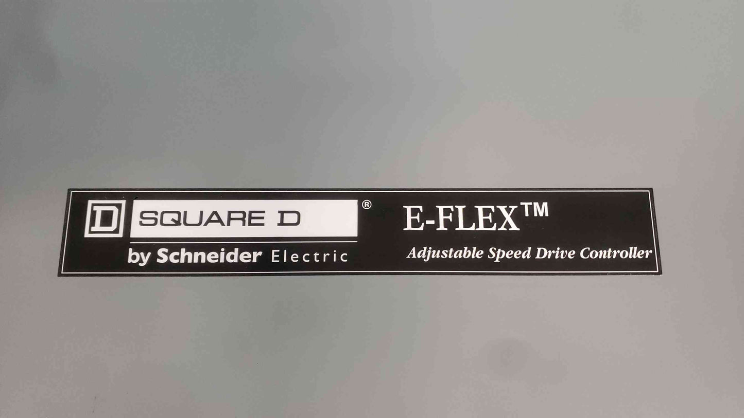 Square D E-Flex 30 HP VFD 480V 3 Phase Altivar 61 ATV61HD22N4 Enclosed Drive Class