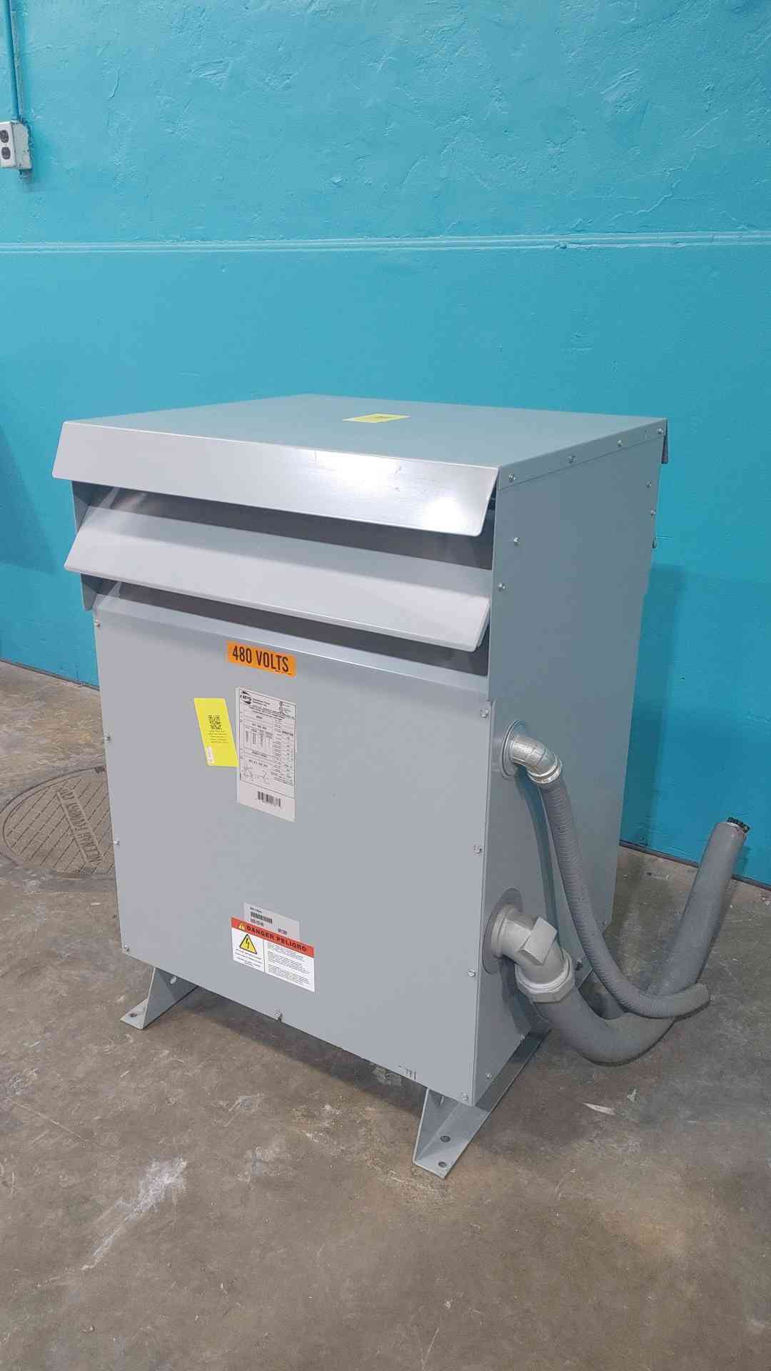 Hammond NMK075KB 75 KVA 3 Phase Dry Type Transformer 480V to 208Y/120V NEMA 3R