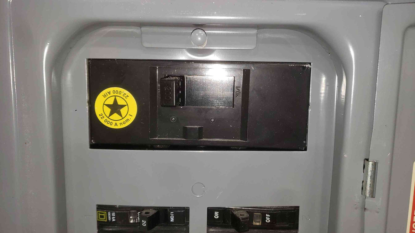 Square D QO 3 Phase Panelboard 200A Main Breaker 40x 20A 1-Pole Breakers QOC40UF