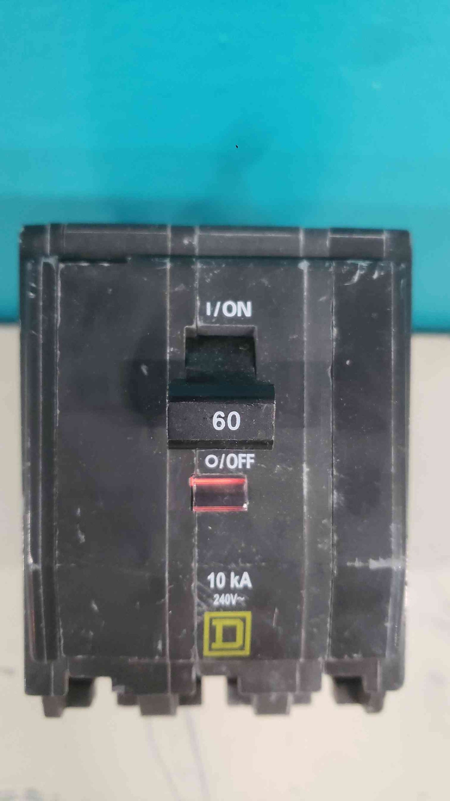 Square D 60A 240VAC 1 Pole Circuit Breaker (Sku 113796)