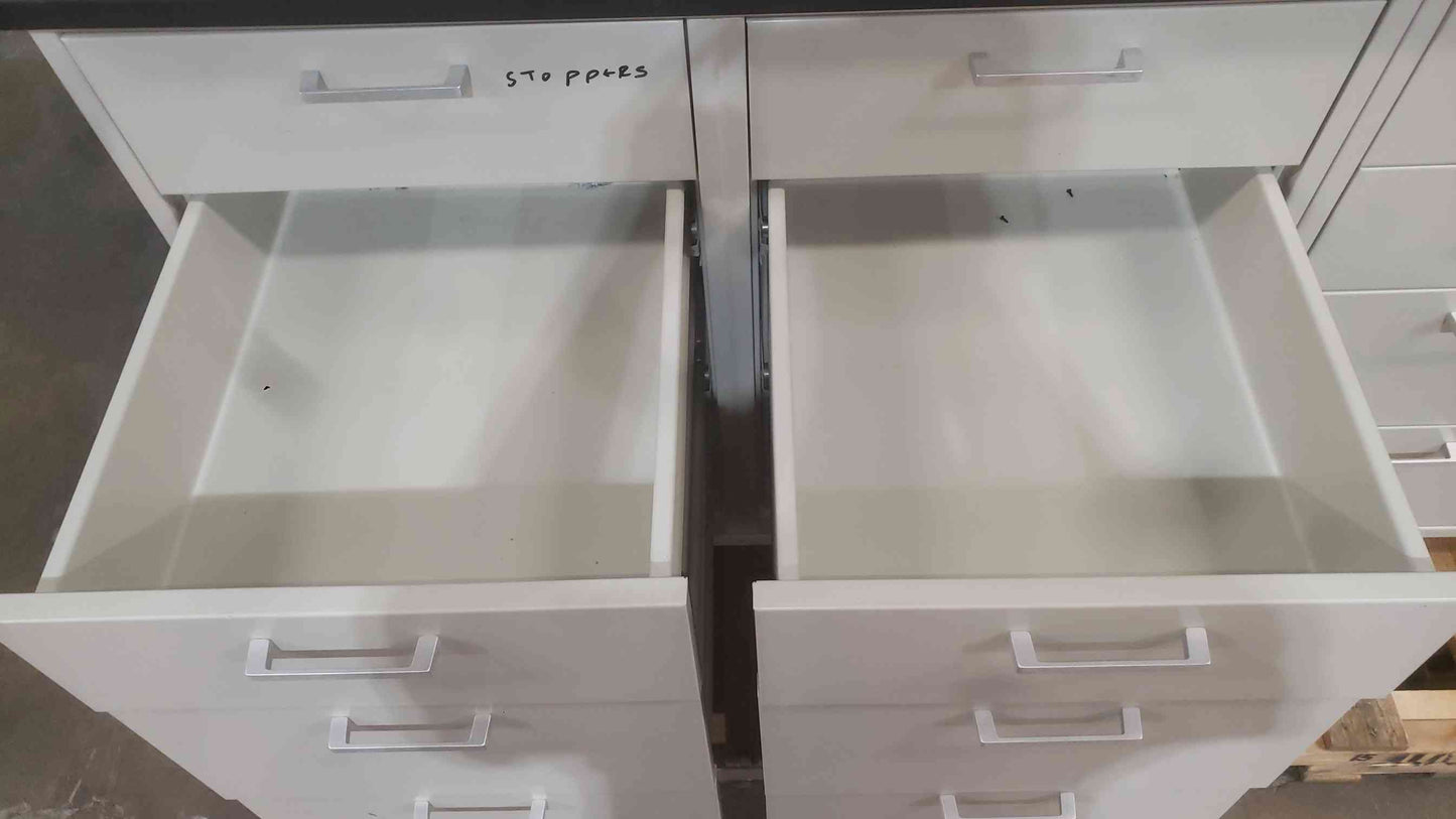 Fisher Hamilton 73" Drawer Casework W/ Black Epoxy Countertop (SKU: 113853)