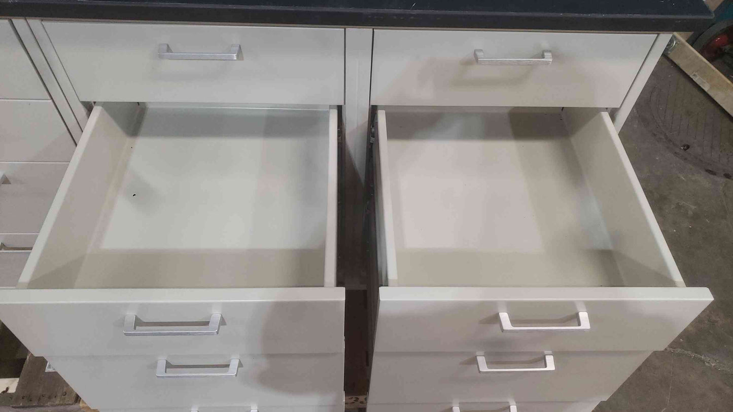 Fisher Hamilton 73" Drawer Casework W/ Black Epoxy Countertop (SKU: 113853)