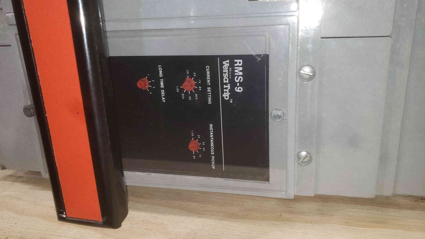 GE Power Break 4000A Circuit Breaker TC4040SS 3 Pole MicroVersaTrip MS-9 480V