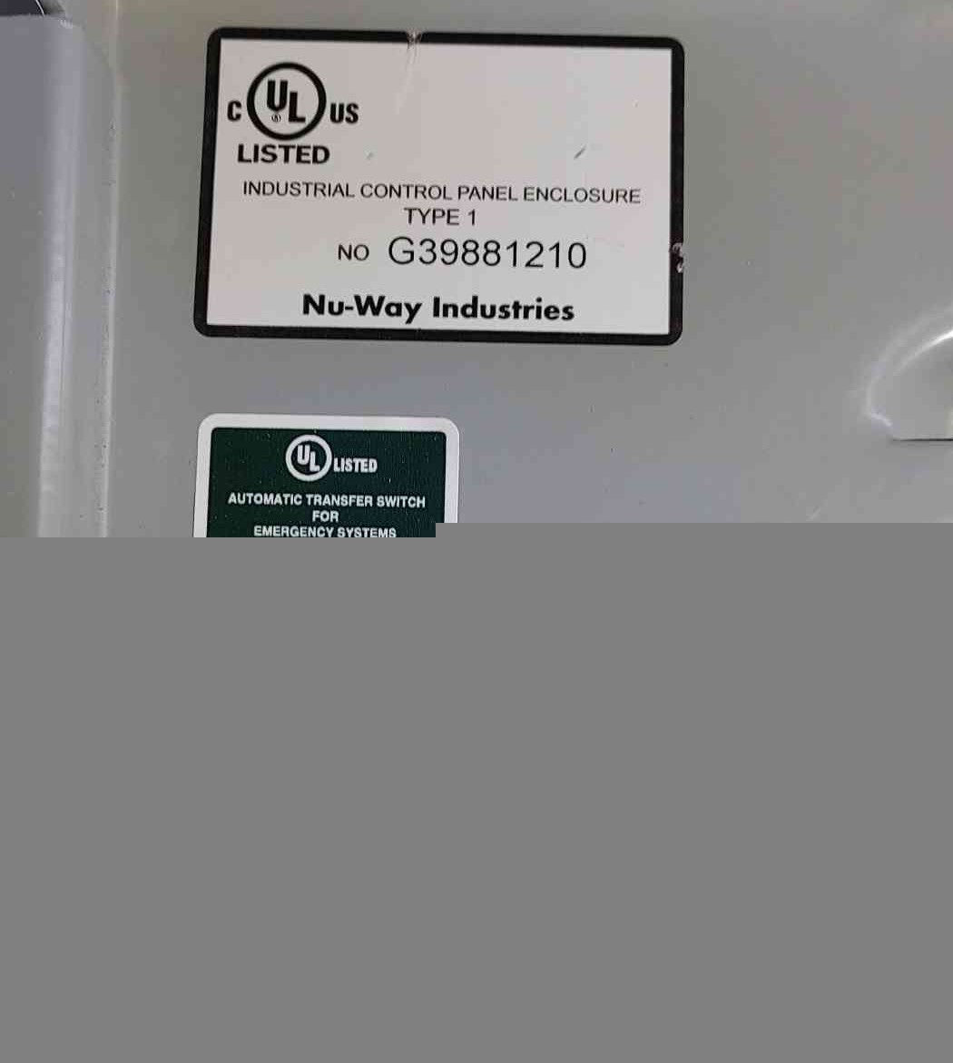 ASCO Series 300 2000A 480V 3PH Closed Transition ATS Switch G03ATSA32000NGXC