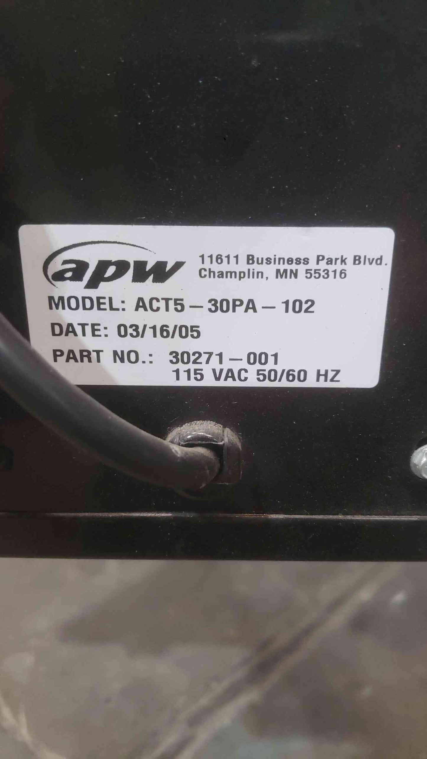 Allen-Bradley PowerFlex 700 VFD Enclosure TCI KDR3L Drive Line Reactor Panel