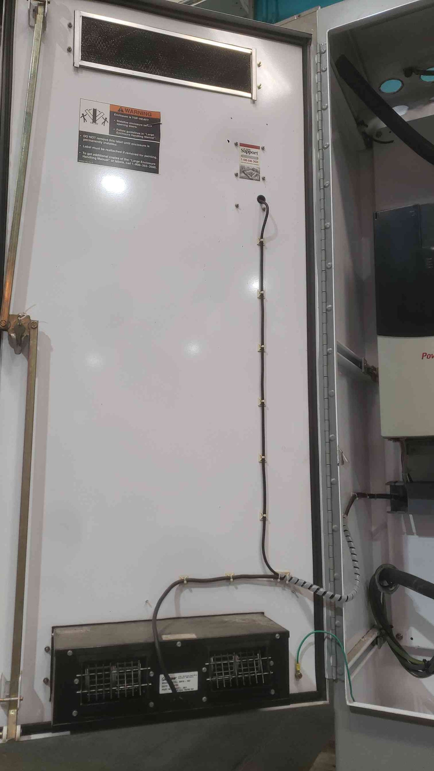 Allen-Bradley PowerFlex 700 VFD Enclosure TCI KDR3L Drive Line Reactor Panel