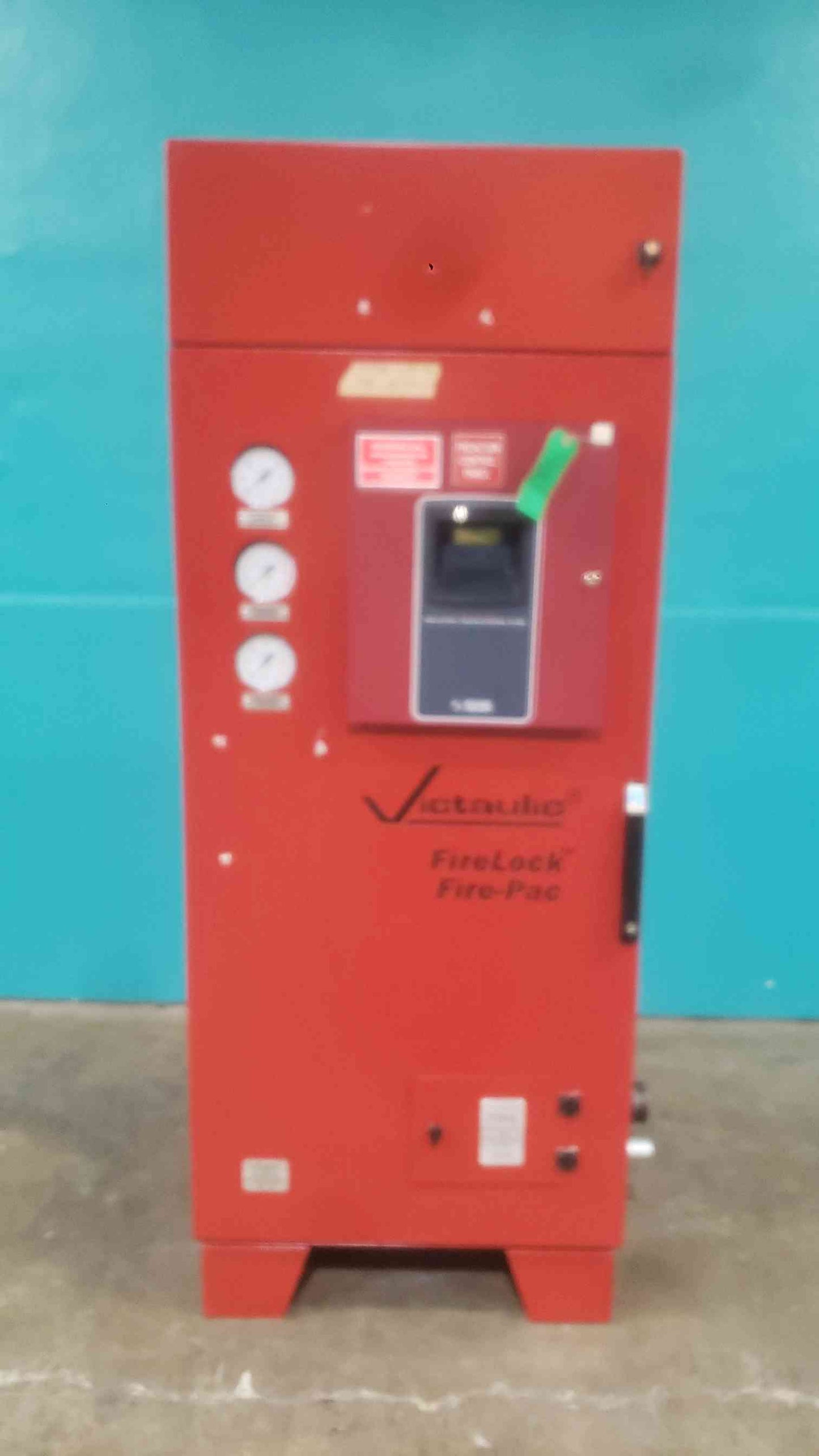 Victaulic FireLock Fire-Pac Deluge Cabinet W/ System Sensor PDRP-2001 Panel
