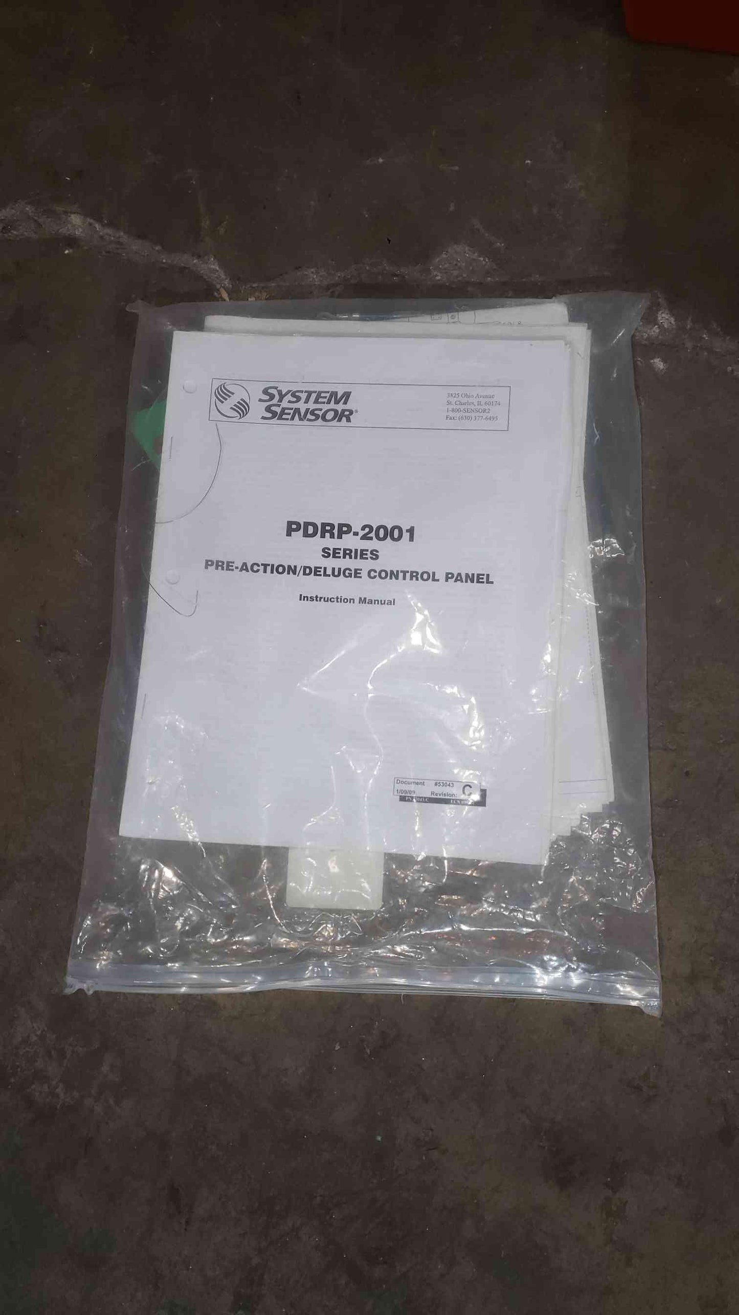 Victaulic FireLock Fire-Pac Deluge Cabinet W/ System Sensor PDRP-2001 Panel