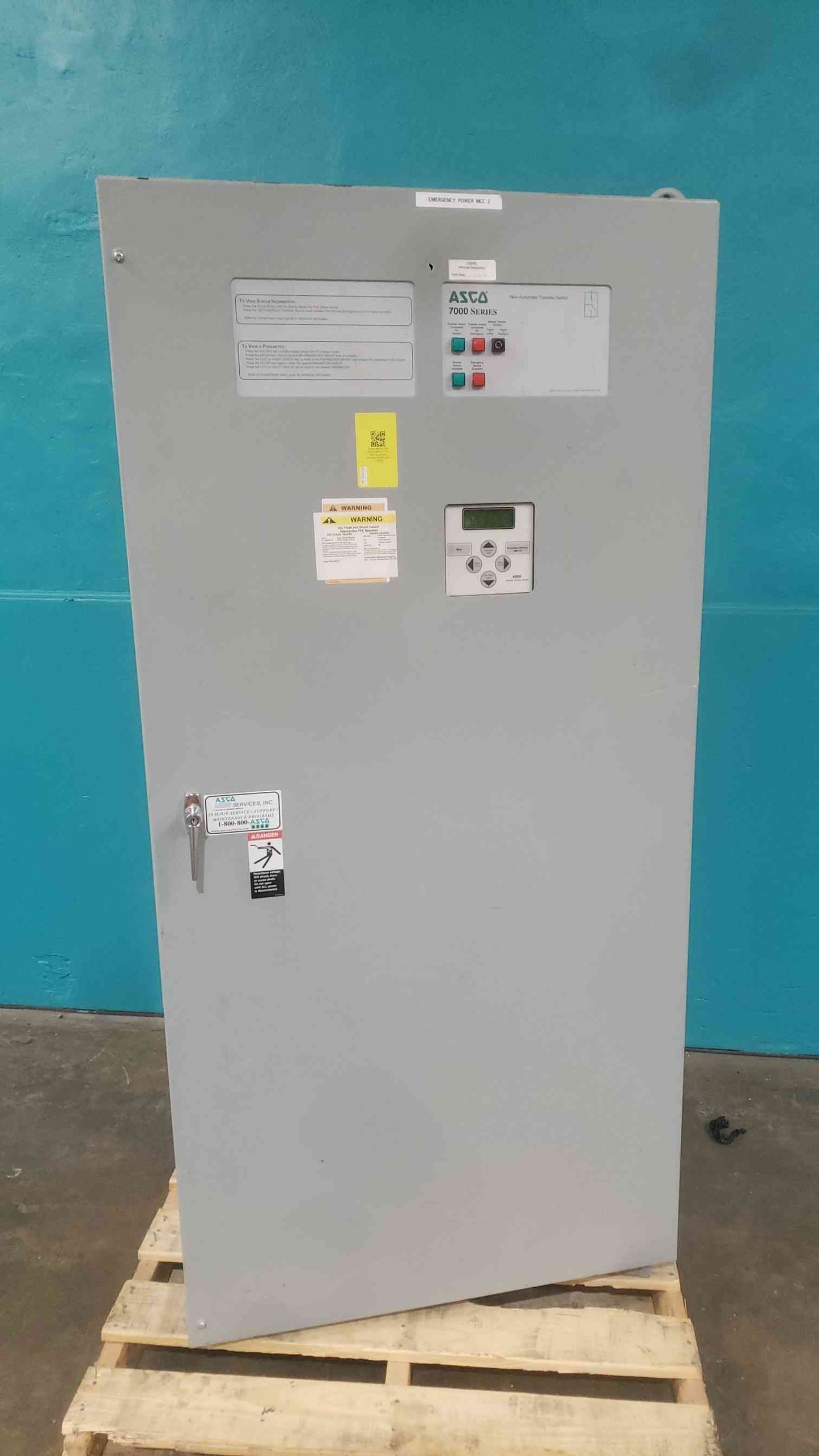 ASCO 7000 Series 1000A Non-Automatic Transfer Switch H7NTSA31000N5XC 480V