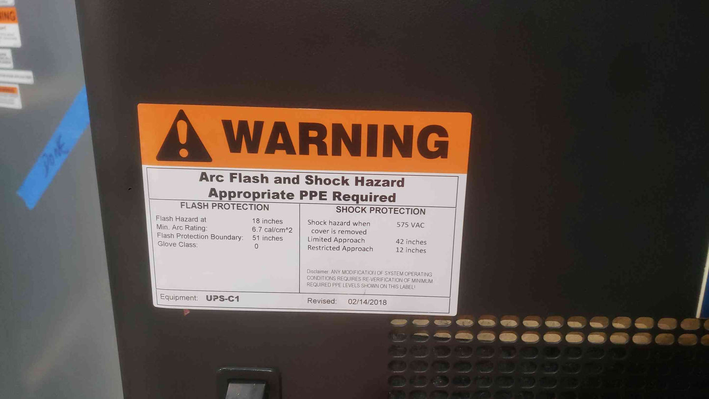 Liebert NXL 750kVA 675kW 3 Phase Online UPS System 575V 40MM750303IBS02 Emerson