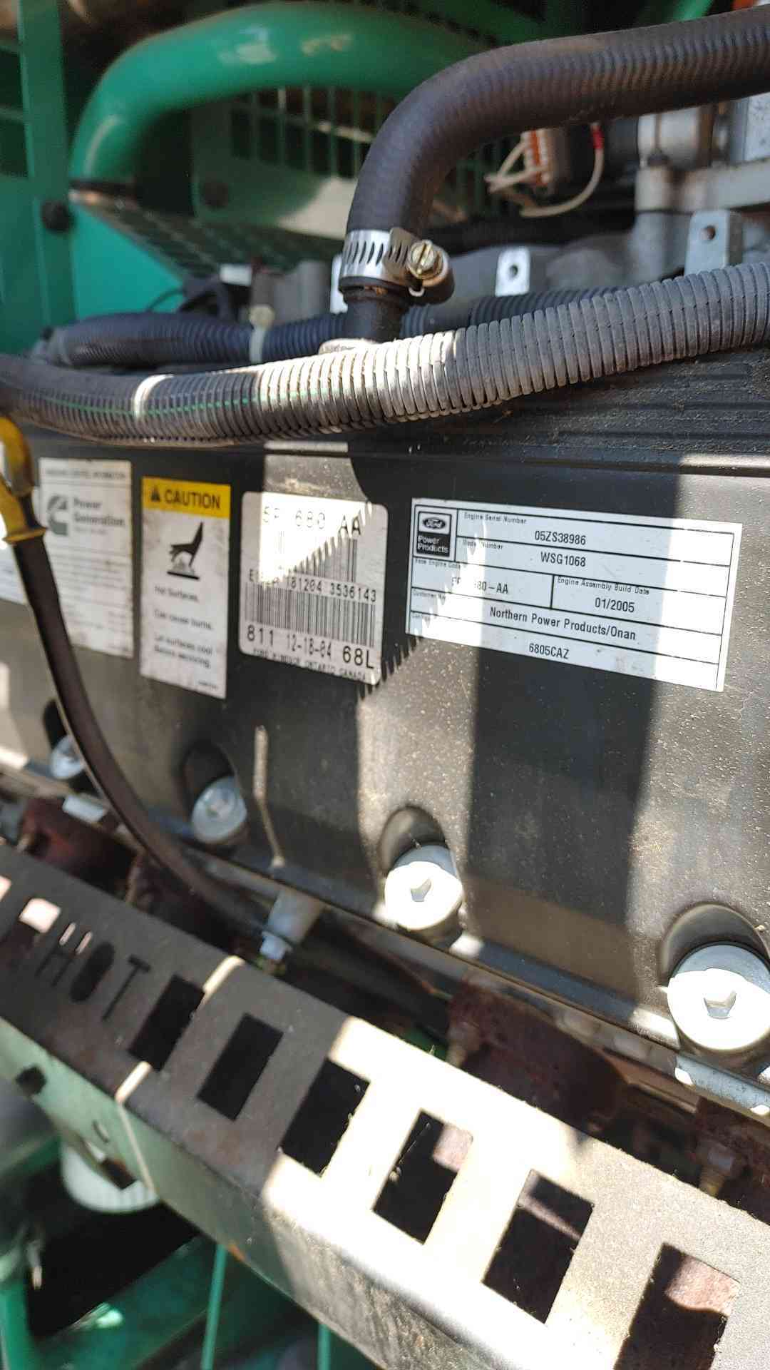 85KW Cummins 85GGHG-5036 120/240V 354.2/255.9A 1&3PH LP/NG 1468 Hrs. TESTED
