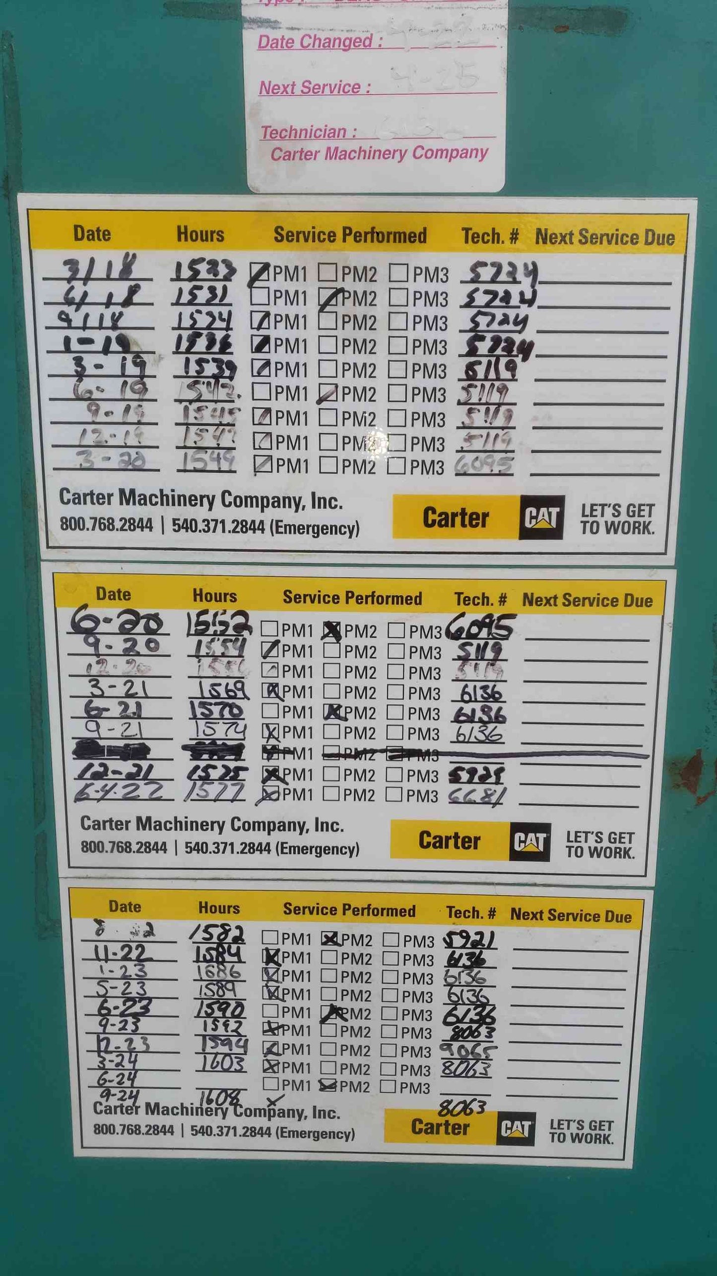 Onan 250 kW Standby Diesel Generator Cummins NT855 3 Phase 120/208V 277/480V 1616Hr