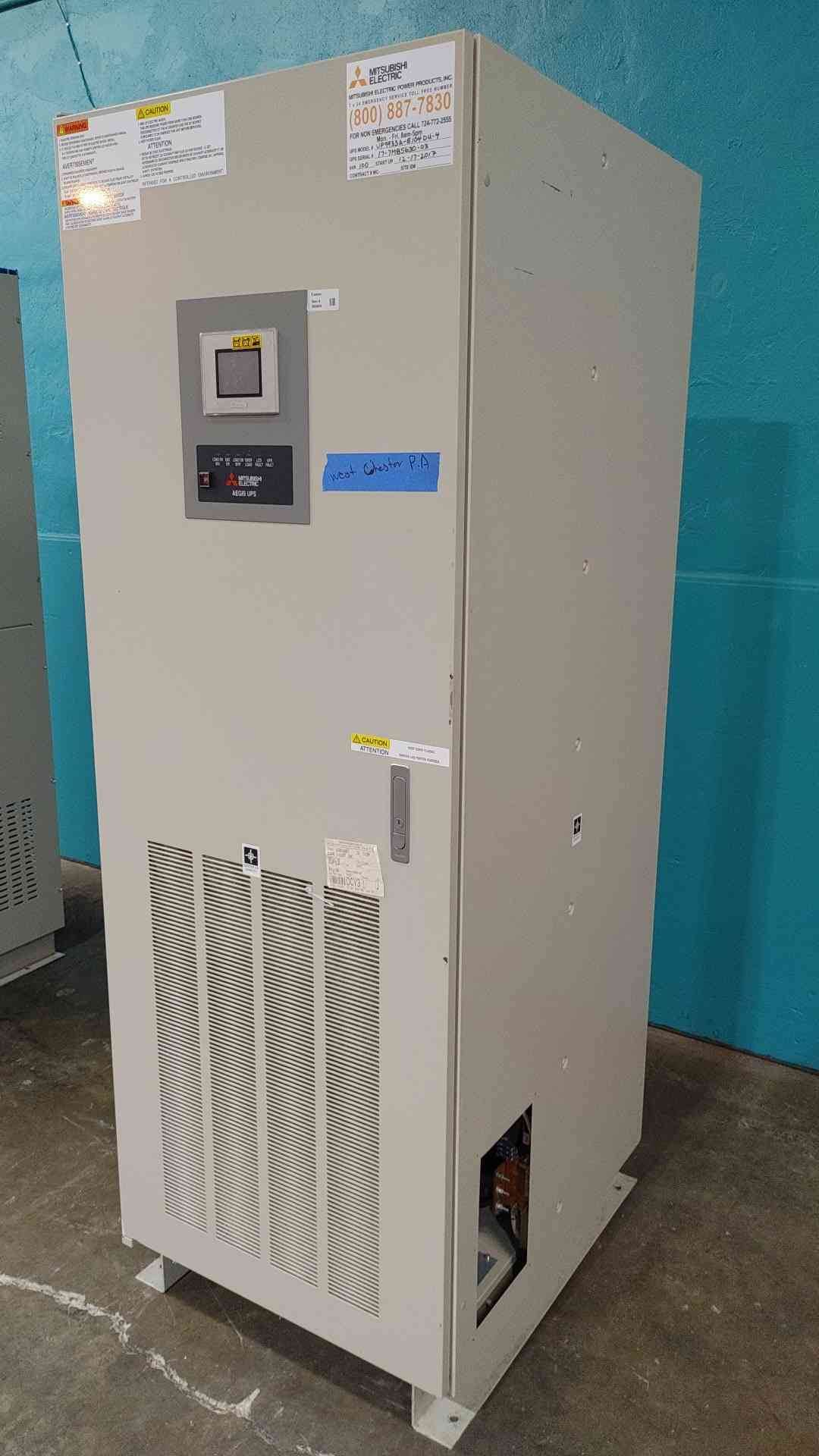 Mitsubishi Aegis UP9933A 100kVA 90kW 480V 3 Phase Uninterruptible Power Supply