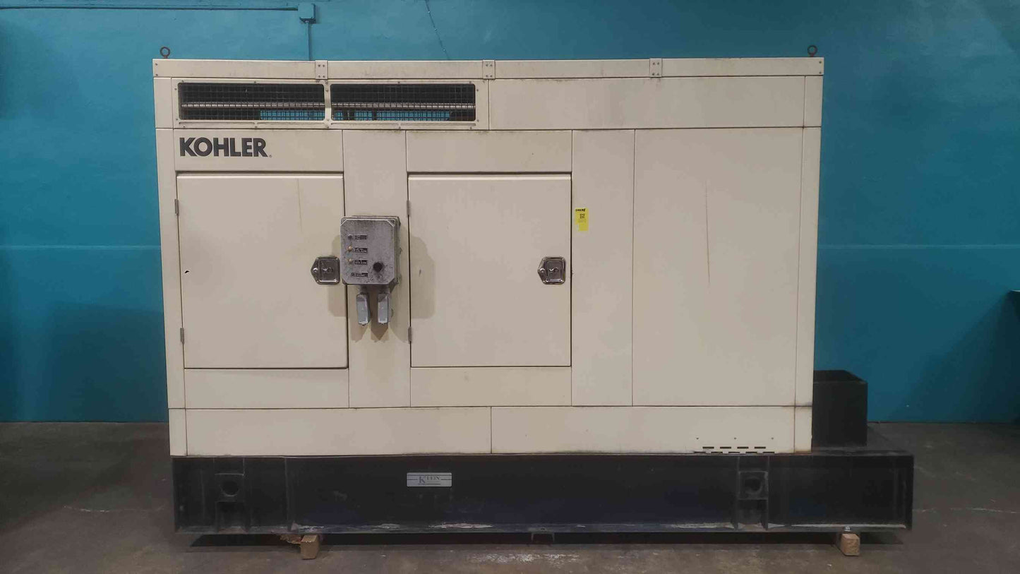 Kohler 30ROZJ 33kW Commercial Diesel Generator Enclosed Sub-Base Tank 836 Hrs