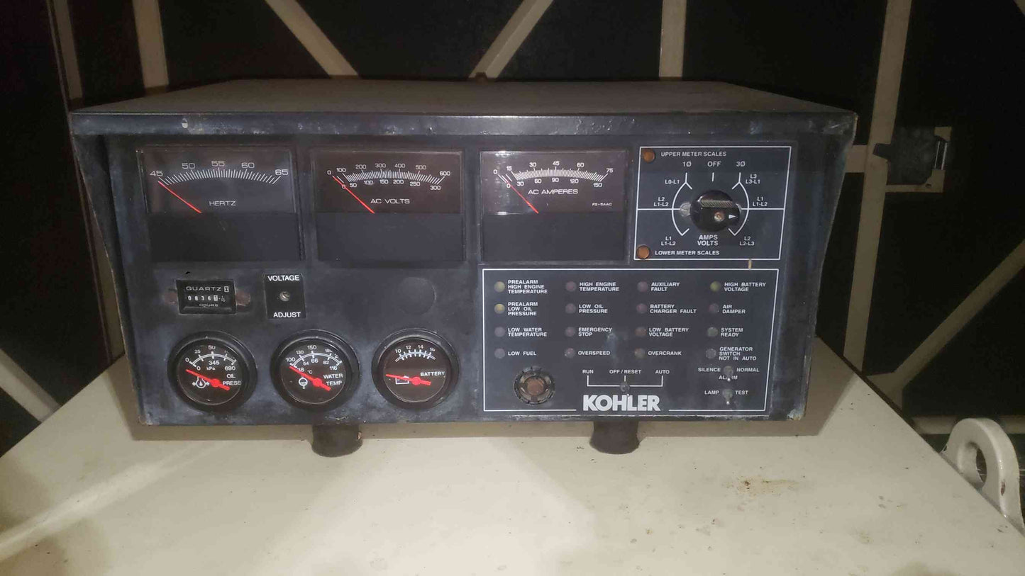 Kohler 30ROZJ 33kW Commercial Diesel Generator Enclosed Sub-Base Tank 836 Hrs