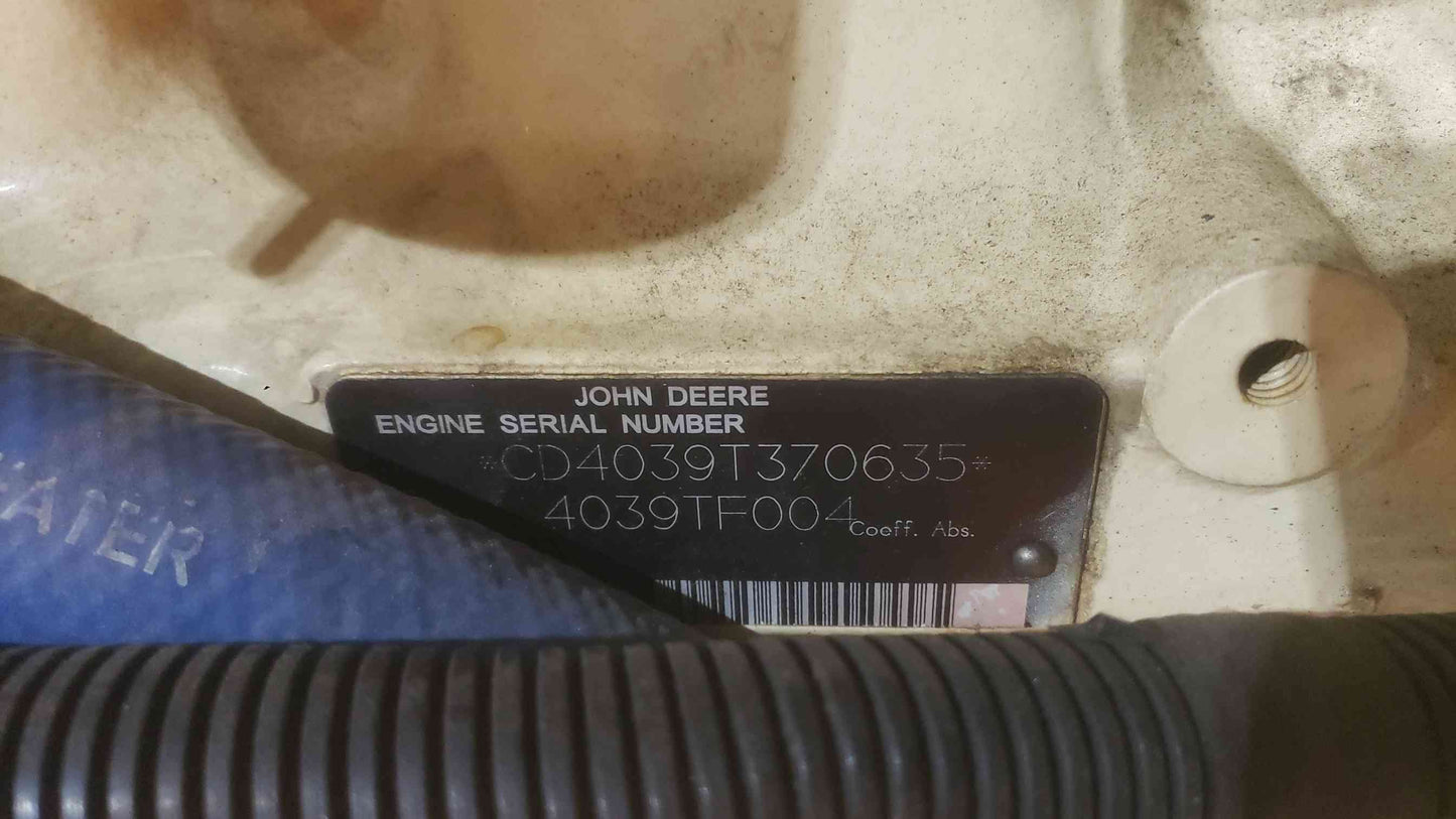 Kohler 50ROZJ 50kW Diesel Generator Enclosed Sub-Base Tank 120/208V 3PH 935 Hrs