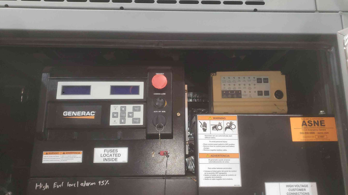 48KW Generac 0062910 120/240 200A 1PH Diesel 323.5 Hrs. TESTED (SKU: 114501)