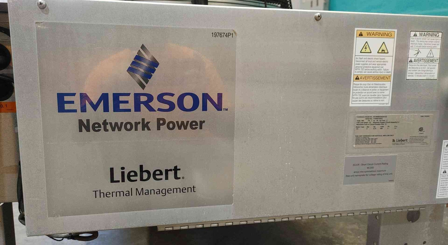 Liebert MCM080 Outdoor Microchannel Condenser MCM080E8ADH152 460V 2 Fan EC