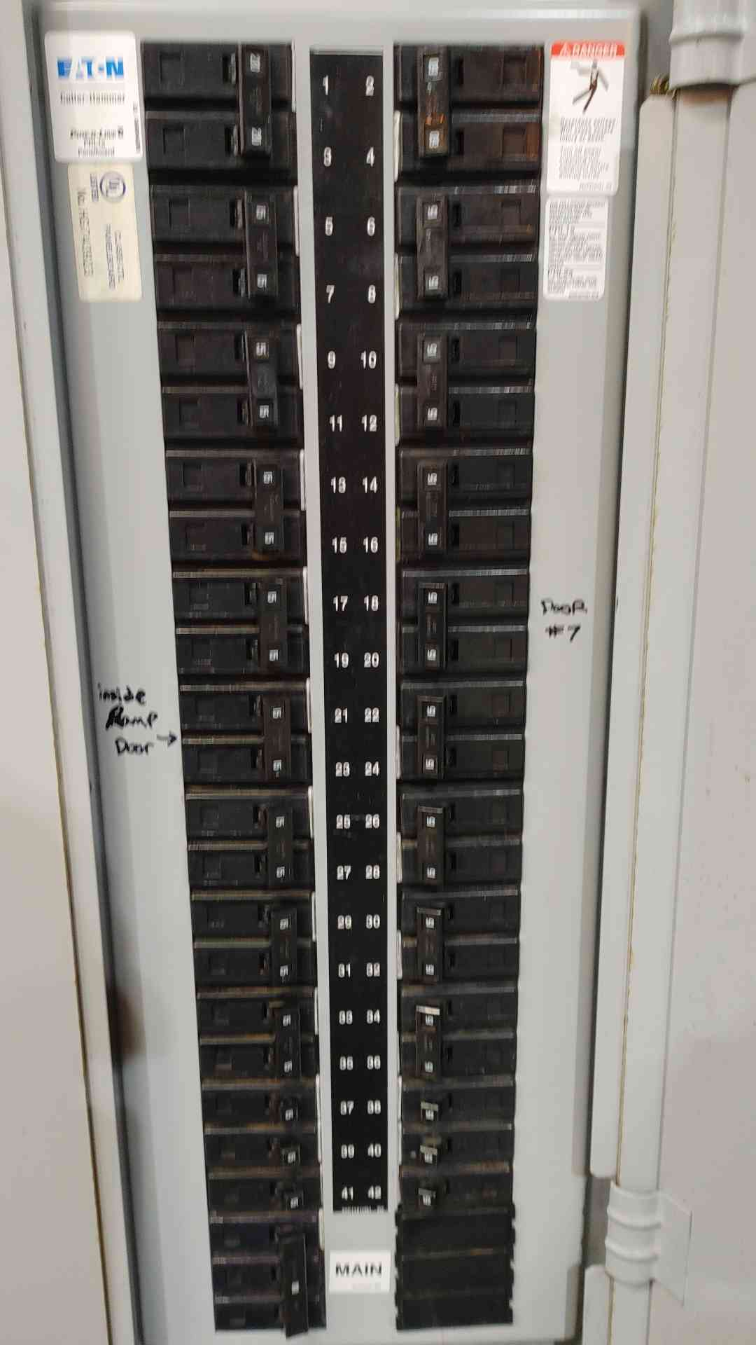 Cutler-Hammer PRL-1A 100A 208Y/120V Panelboard Load Center w/ BAB Breakers