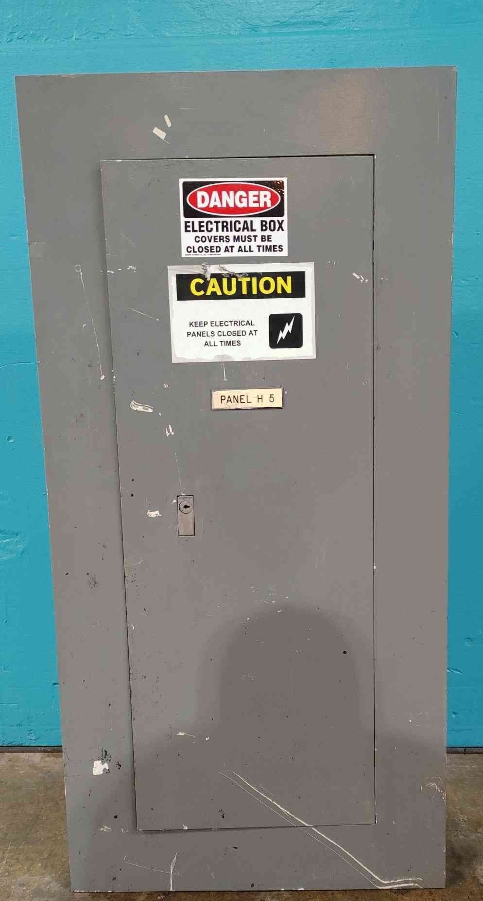 Square D NEHB 225A 277/480V 3PH Panelboard Load Center w/ EHB E-Frame Breakers
