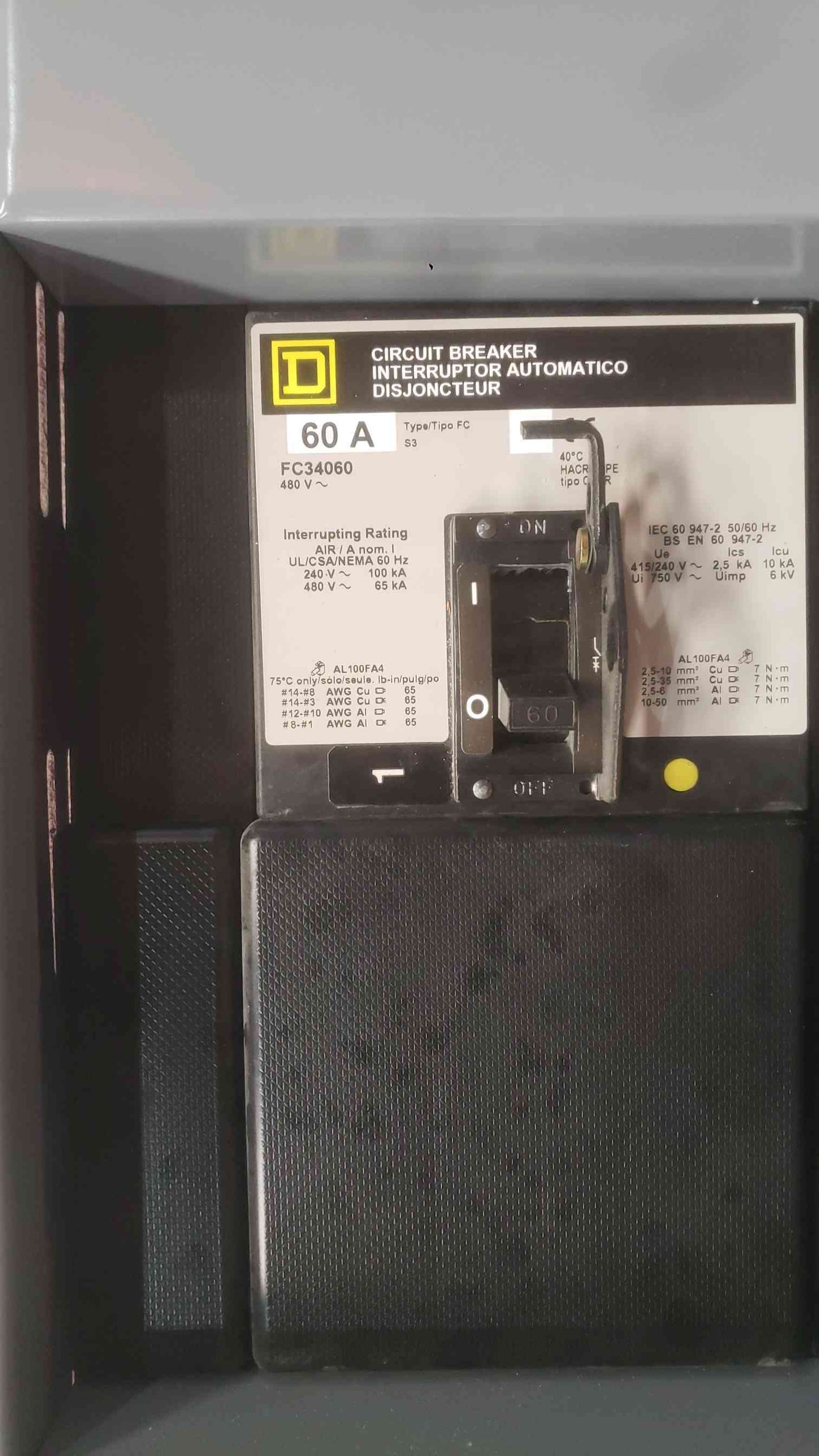 Square D QED-2 Power-Style Switchboard 1600A 480V 3PH 3W 2-Section Loaded Panel