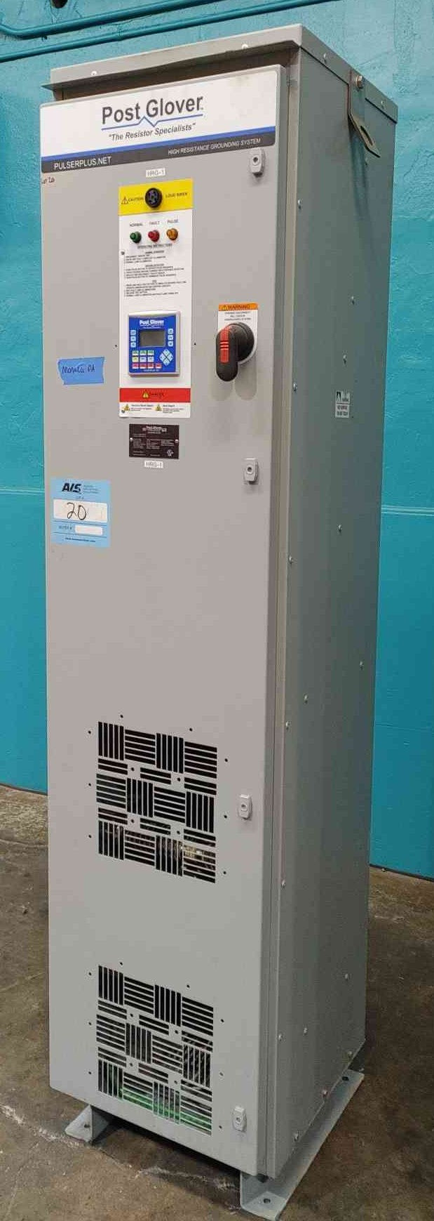 Post Glover HRG-2 High Resistance Grounding System | 480V 277V 60Hz 1-Phase NEMA 1 PL48YF1E00-P