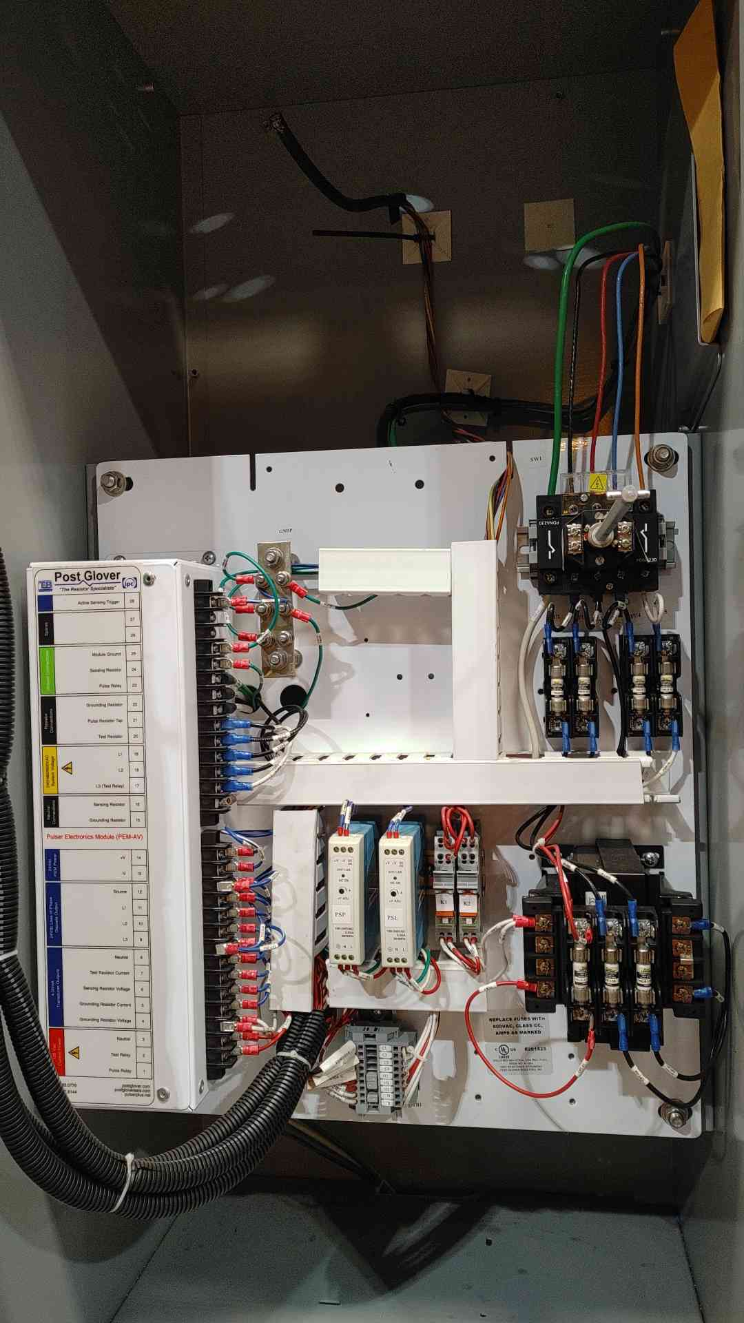 Post Glover HRG-2 High Resistance Grounding System | 480V 277V 60Hz 1-Phase NEMA 1 PL48YF1E00-P