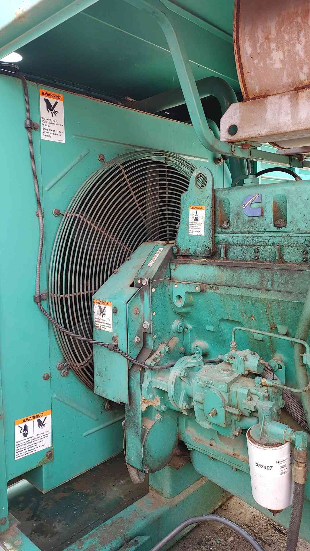 Cummins Onan DFAC 250kW Diesel Generator Enclosed 277/480V 120/208V 250 kW Genset