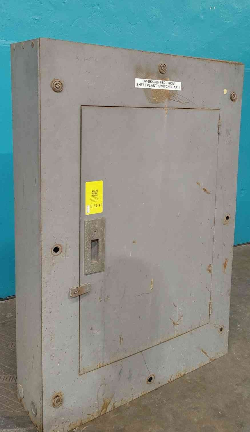 Square D HCM 2347-4 I-Line Panelboard 400A 600V 3PH Enclosure 9 Breakers FA FAP