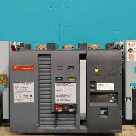 GE Power Break II SHD08B208H 800A 3P 480V Insulated Case Circuit Breaker 800 Amp