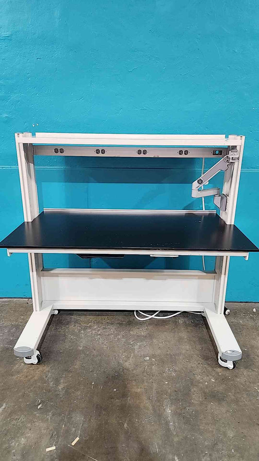 5' Rolling Lab Desk/Table W/ PDU Strip (SKU: 115139)
