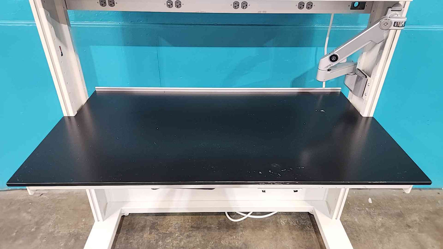 5' Rolling Lab Desk/Table W/ PDU Strip (SKU: 115139)