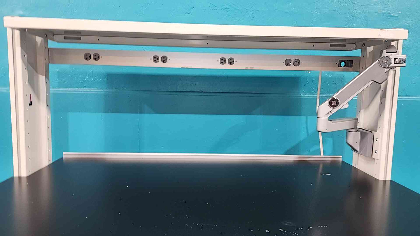 5' Rolling Lab Desk/Table W/ PDU Strip (SKU: 115139)