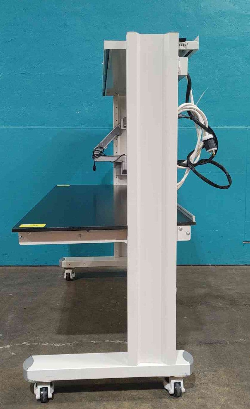 6' Rolling Lab Table/Desk W/ PDU Strip (SKU: 115135)