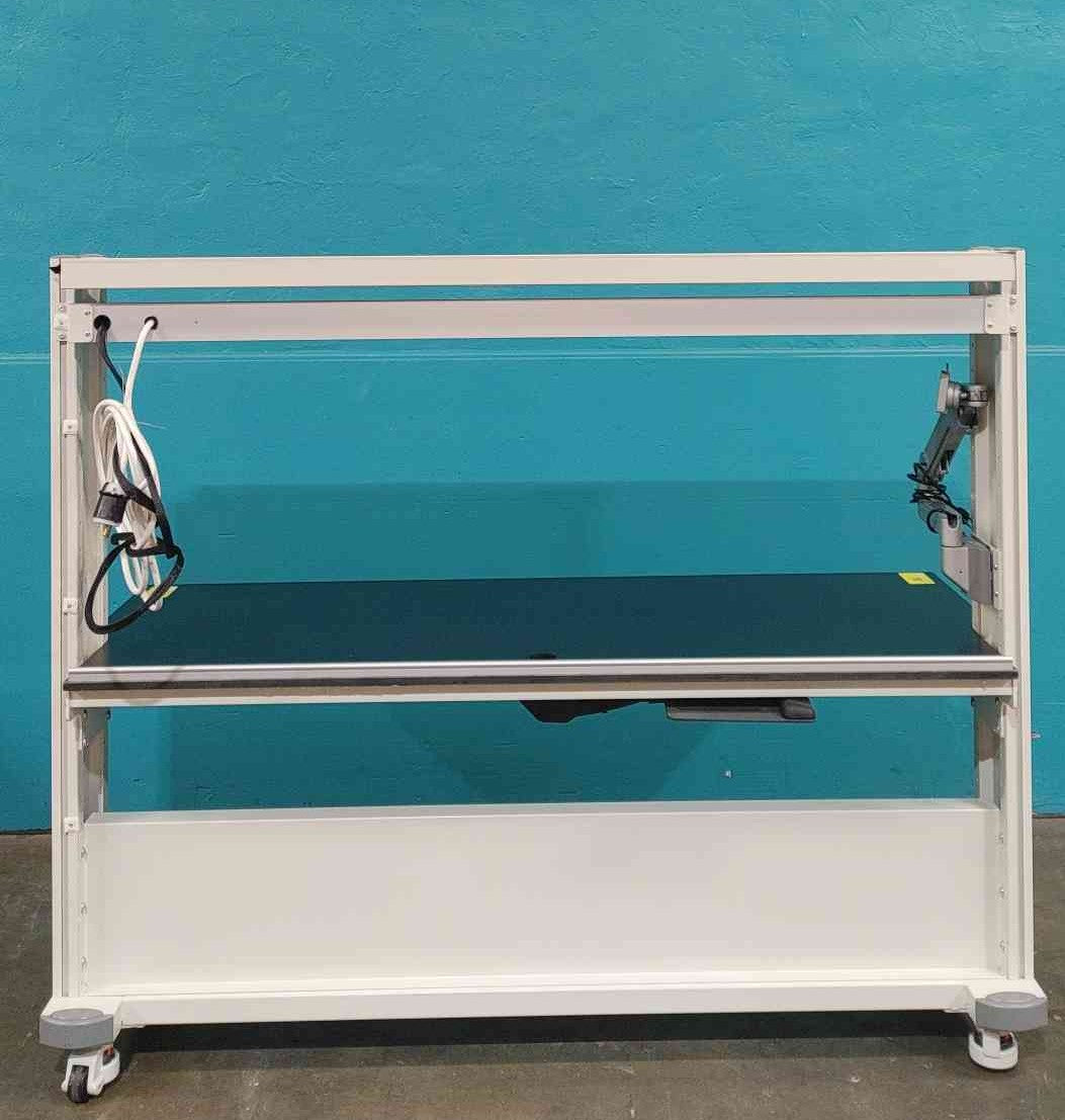 6' Rolling Lab Table/Desk W/ PDU Strip (SKU: 115135)