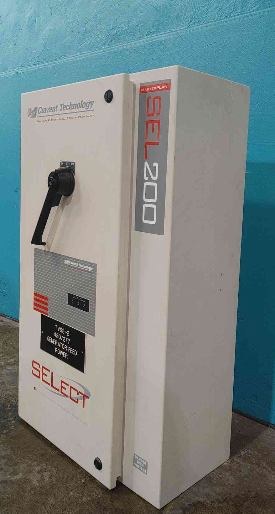 Current Technology SEL200 200kA TVSS Surge Suppressor 277/480V 3Phase Disconnect
