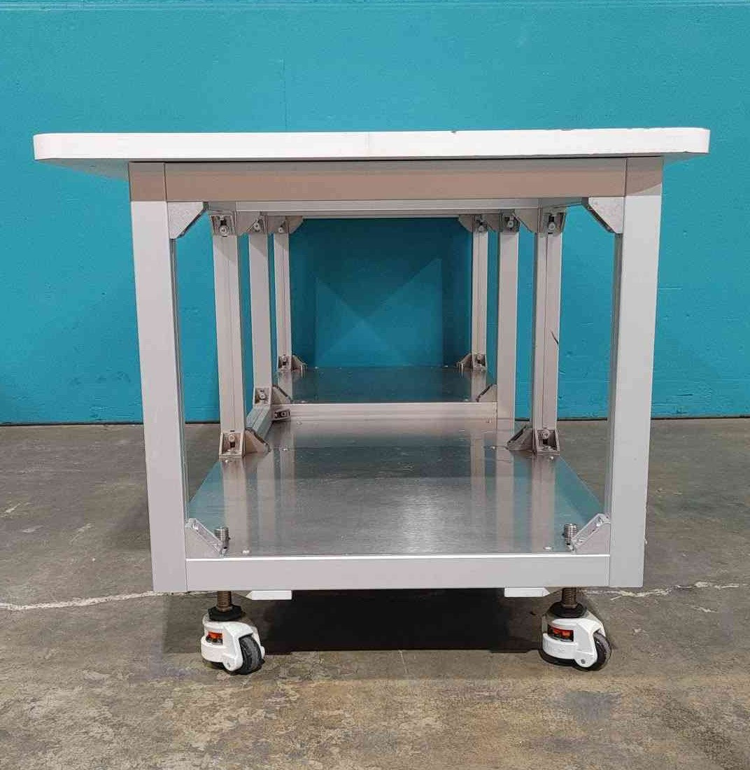 79" Rolling White Lab Table (Sku:115169)
