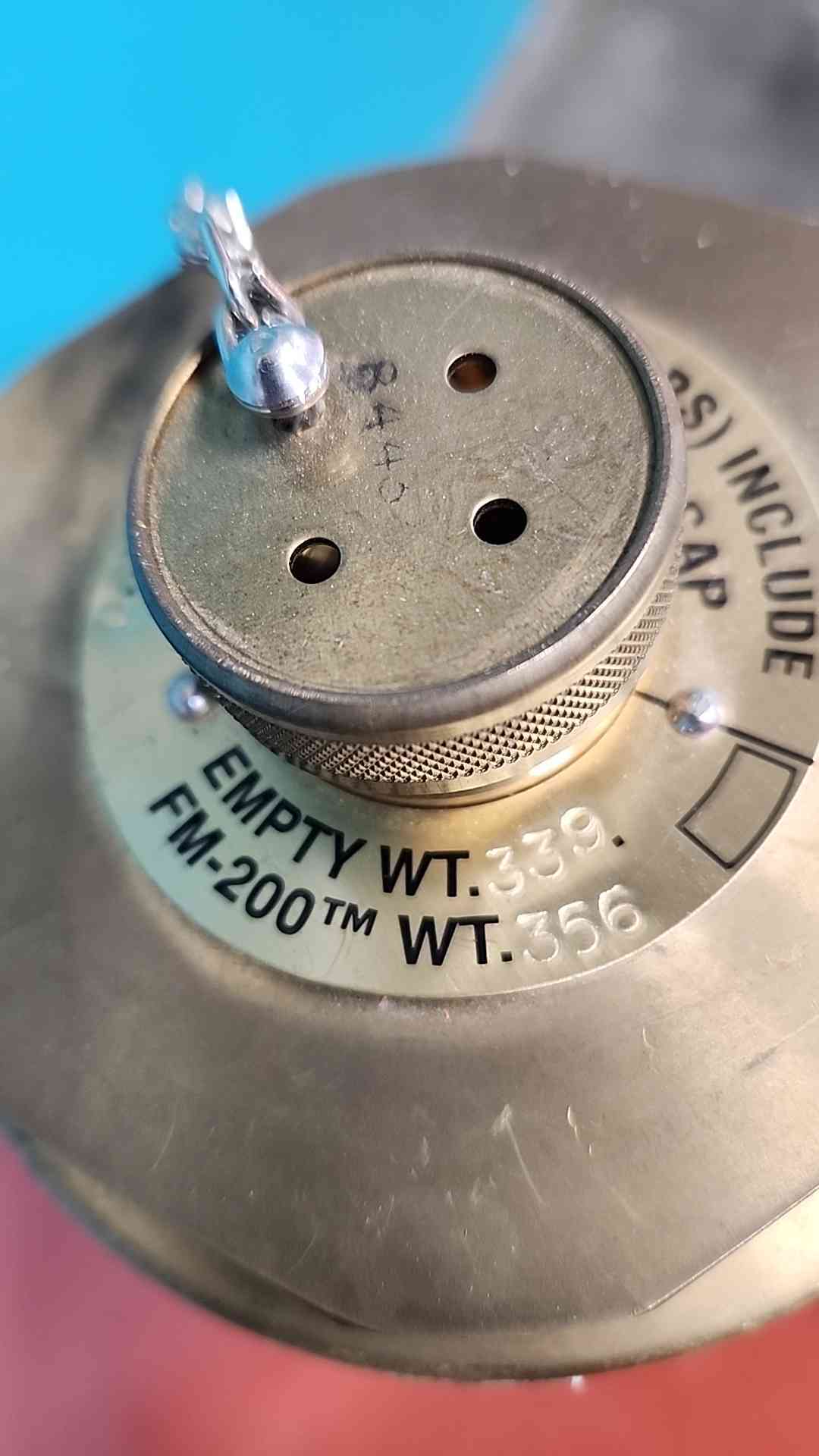 Fenwal 705 LBS Full 356 LBS FM-200 Agent Fire Suppression System (SKU: 115240)