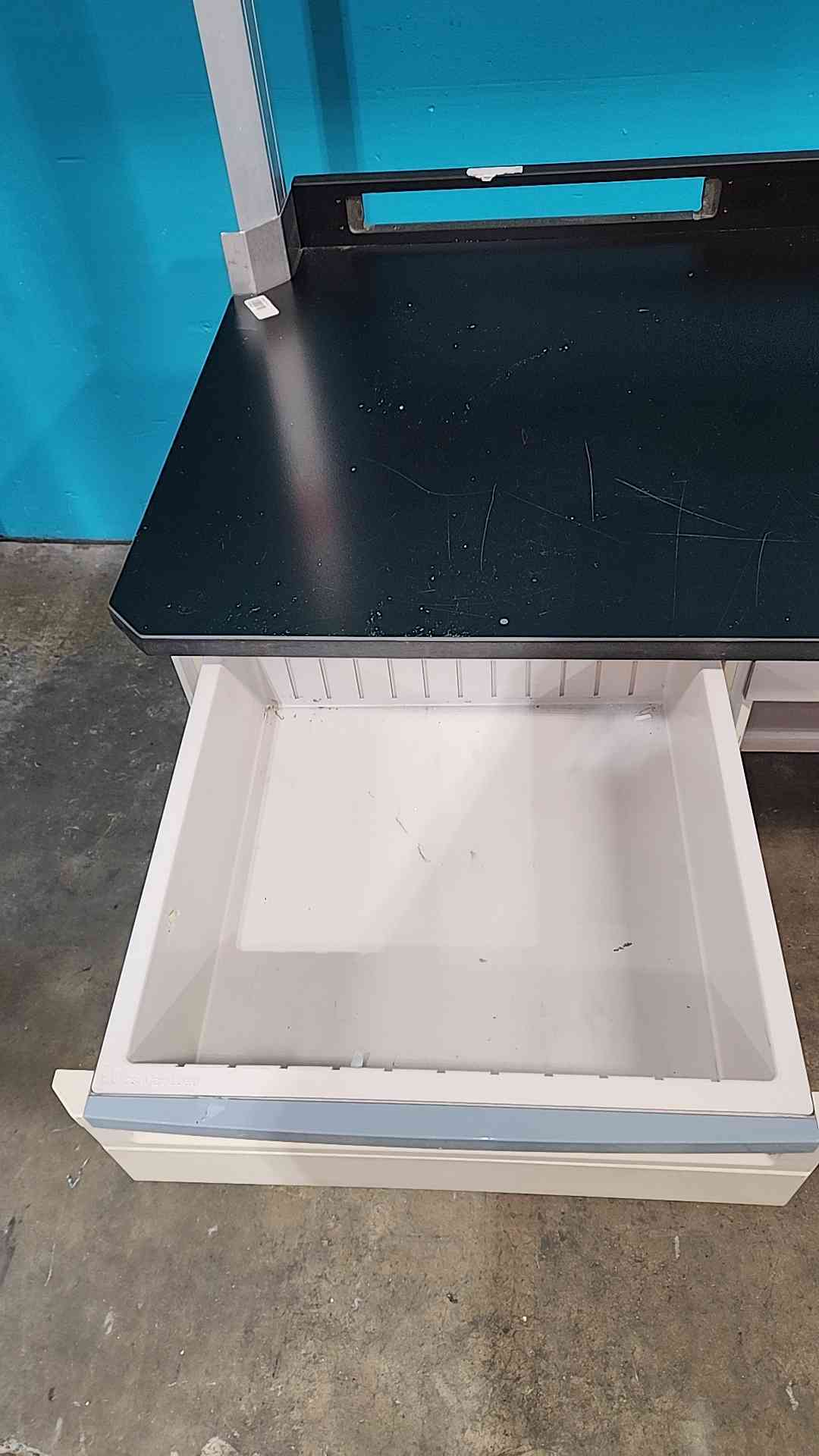 Rolling 63" Lab Desk/Table W/ Shelf & Drawers (SKU: 115250)