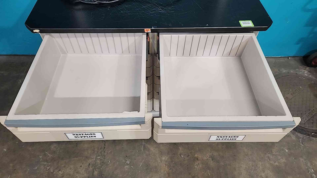 Rolling 43" Lab Desk/Table W/ 8 Drawers (SKU: 115252)