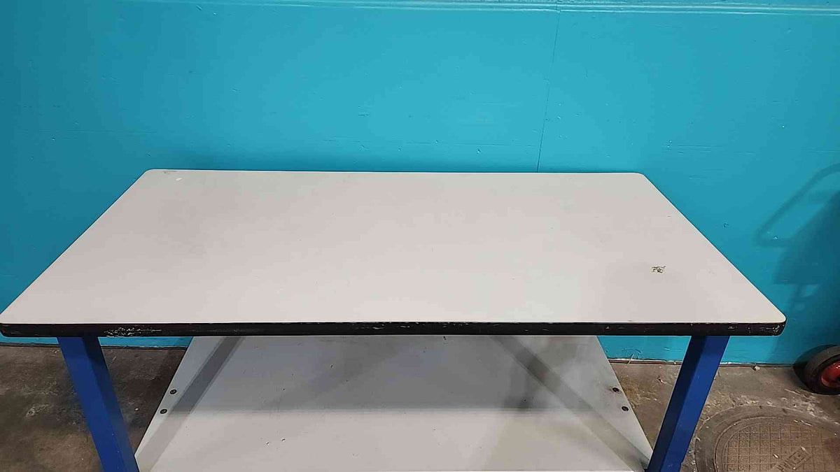 5' Rolling Desk/Table W/ Bottom Shelf (SKU: 115255)
