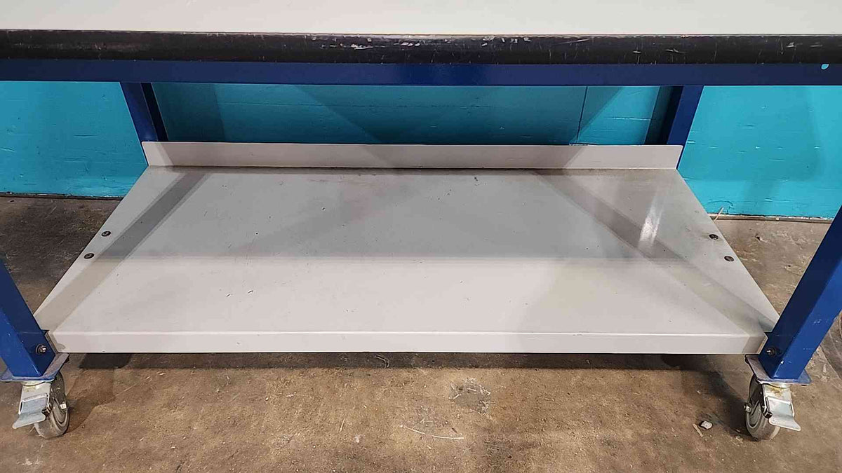 5' Rolling Desk/Table W/ Bottom Shelf (SKU: 115255)