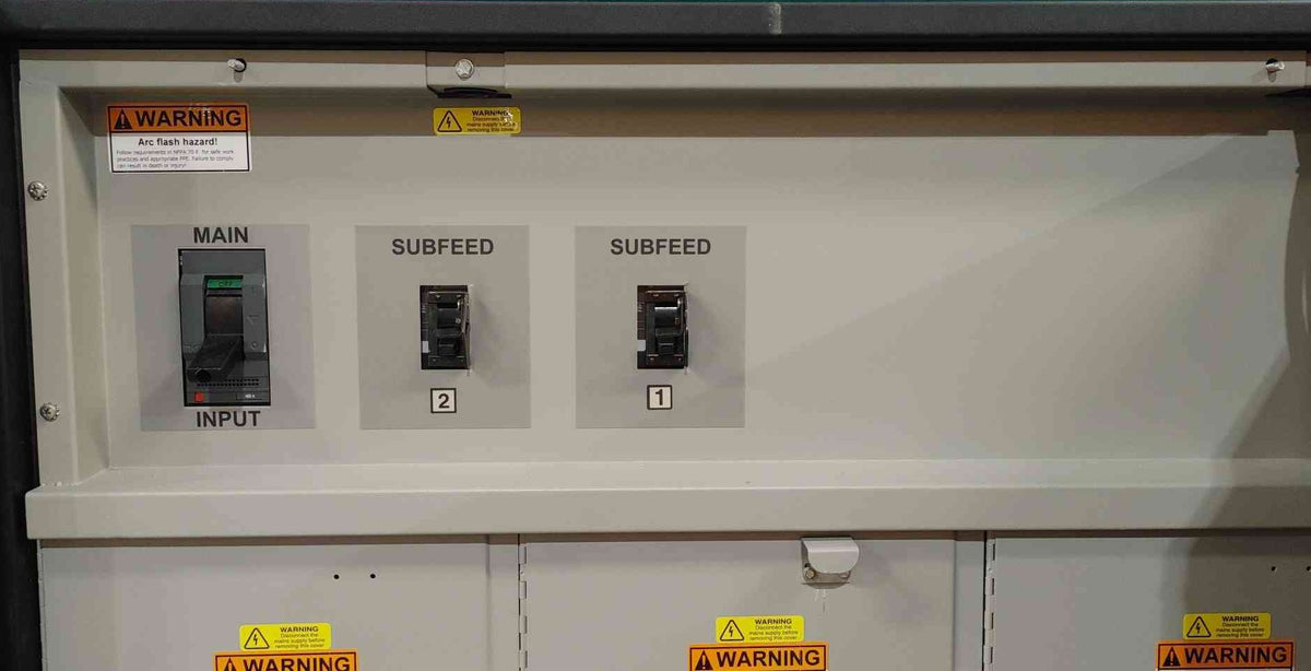 Liebert PPA225C 225 kVA Power Distribution Center PDU 480V to 208V 120V Transformer