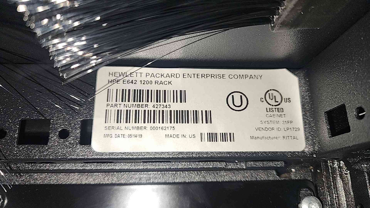 HP Non-Enclosed Server Rack HPE E642 1200 RACK (SKU: 115282)