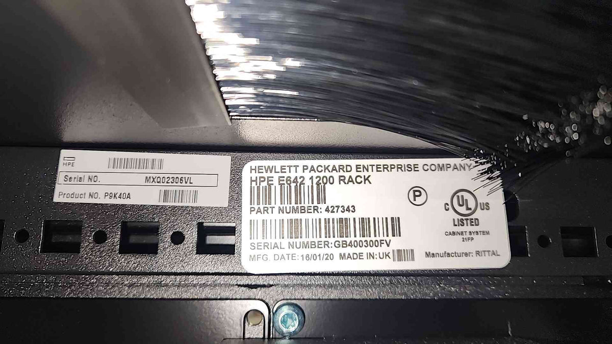 HP Non-Enclosed Server Rack HPE E642 1200 RACK (SKU: 115287)