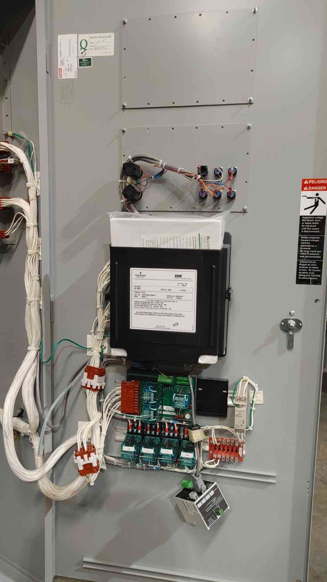 ASCO 7000 Series 65A Automatic Transfer Switch 480V 3Ph ATS J7ADTS030150N5XC